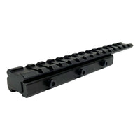 14 Slots 11mm to 20mm Picatinny Riser Mount, Low Profile 14 Slots Extension Dovetail Picatinn Adaptor