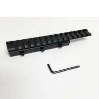 14 Slots 11mm to 20mm Picatinny Riser Mount, Low Profile 14 Slots Extension Dovetail Picatinn Adaptor