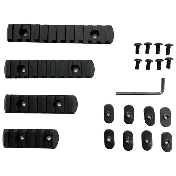 5, 7, 9, 11-Slot Lightweight Polymer Picatinny Rail Section Accessories