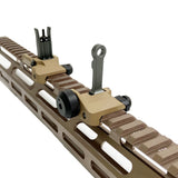 Flip-up Front & Rear Combo Iron Sights Back up Sight Set(Tan)