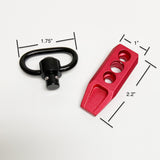 Alloy Red Modular Direct Attachment Quick Detach QD Sling Swivel Mount Kit