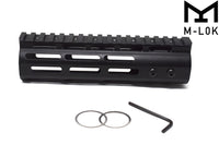 AR15 7" Slim M-LOK Handguard Rail One Piece Free Float with 6 Screws