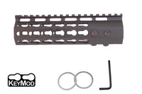 AR15 7" Slim Keymod Handguard Rail One Piece Free Float with 6 Screws