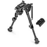 Pivot Tilting Rifle Bipod 6" to 9" Spring Return Hunting Bipod