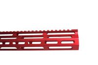 AR15 12'' Red M-LOK Free Float Handguard