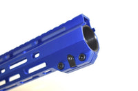 10'' Blue M-LOK Free Float Handguard Rail Ultra Lightweight for AR15