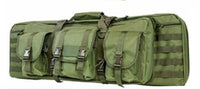 42 Inch Tactical Double Rifle Case Padded Rifle Range Gun Case (Green)